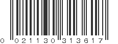 UPC 021130313617