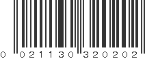 UPC 021130320202