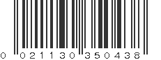 UPC 021130350438