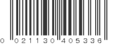 UPC 021130405336