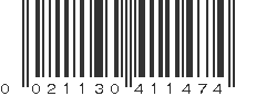 UPC 021130411474