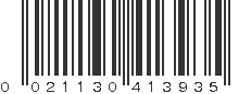 UPC 021130413935