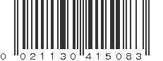 UPC 021130415083