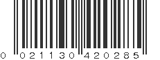 UPC 021130420285