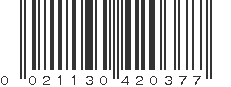 UPC 021130420377