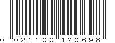 UPC 021130420698