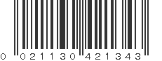 UPC 021130421343