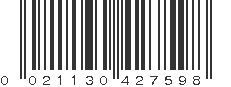 UPC 021130427598