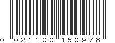 UPC 021130450978