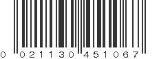 UPC 021130451067