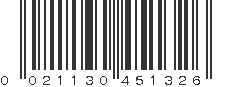 UPC 021130451326