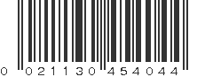 UPC 021130454044