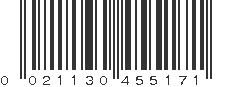 UPC 021130455171