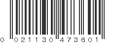 UPC 021130473601
