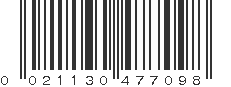 UPC 021130477098