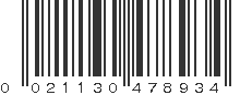 UPC 021130478934