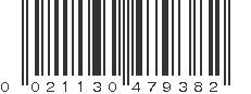 UPC 021130479382