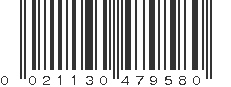 UPC 021130479580