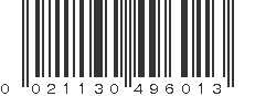 UPC 021130496013