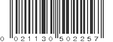 UPC 021130502257