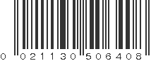 UPC 021130506408