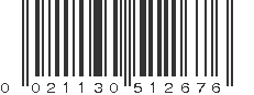 UPC 021130512676