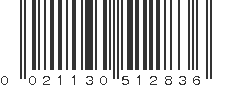 UPC 021130512836