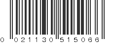 UPC 021130515066