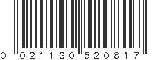 UPC 021130520817