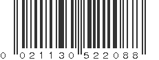 UPC 021130522088