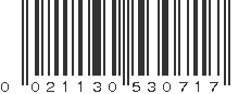 UPC 021130530717