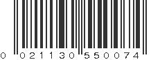 UPC 021130550074