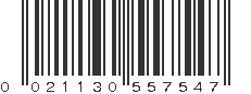 UPC 021130557547