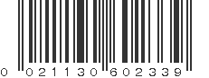 UPC 021130602339