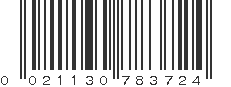 UPC 021130783724