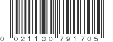 UPC 021130791705