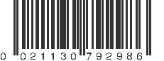 UPC 021130792986