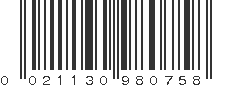 UPC 021130980758