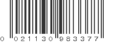 UPC 021130983377