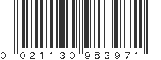 UPC 021130983971