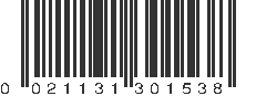 UPC 021131301538