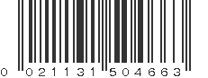 UPC 021131504663