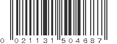 UPC 021131504687