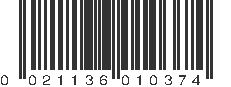 UPC 021136010374