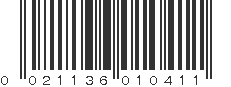 UPC 021136010411