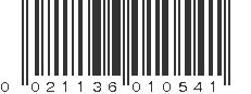 UPC 021136010541