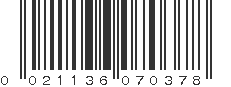 UPC 021136070378