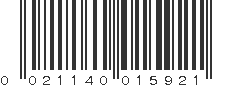 UPC 021140015921