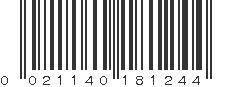 UPC 021140181244