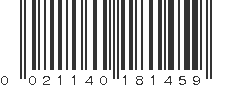 UPC 021140181459